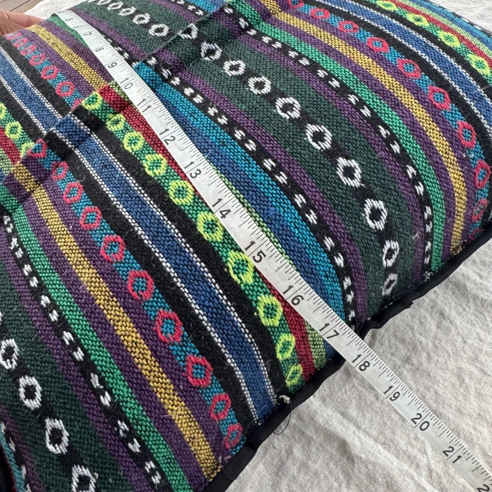 Vintage Miao Hmong Embroidered Pillow 17